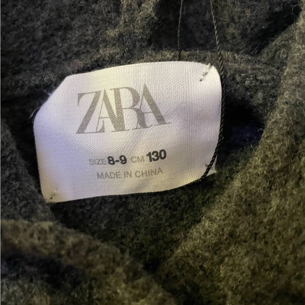 Zara Anthracite Knot Hooded Sweater and Pants 8/9 - Picture 10 of 15